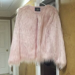 NEW Pink Furry Jacket